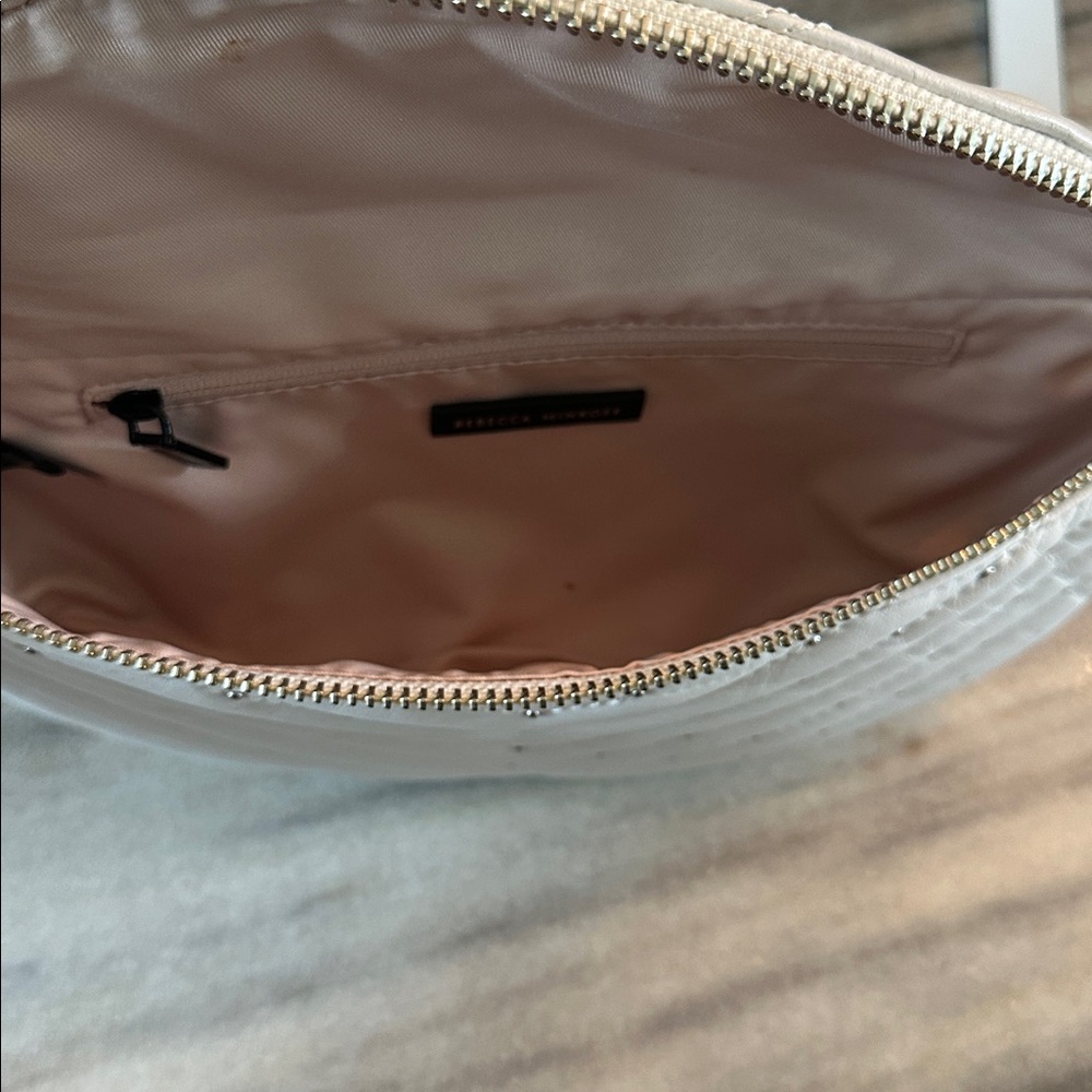 REBECCA MINKOFF QUILTED/STUDDED SLING BAG/BUM BAG 😊NWOT - Picture 8 of 9
